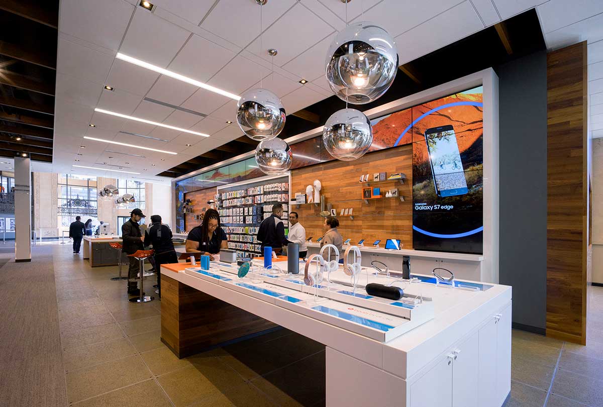 At T Store Of The Future San Francisco Ca Oculus Light Studio